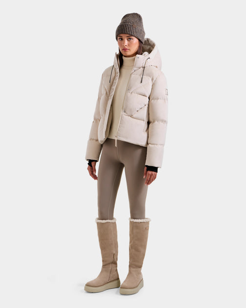 Rudsak Stefanie Down Puffer Beige Large 3