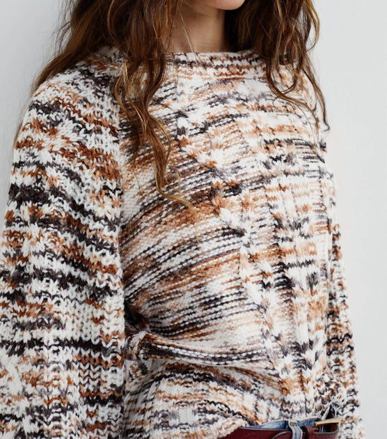 for Love & Lemons Geri Sweater Beige Medium 4