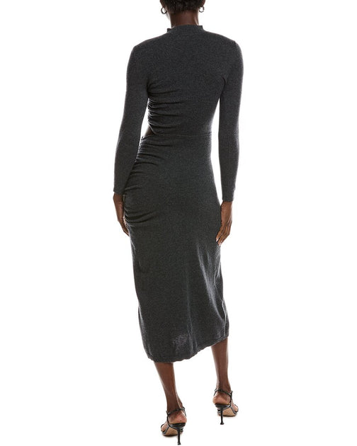 Sandro Knit Maxi Dress Grey EU 34 3