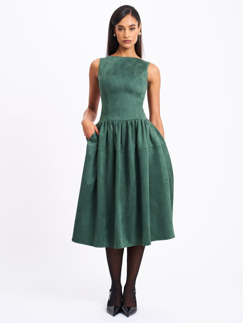 Miss Circle Laila Dress Green Small 2