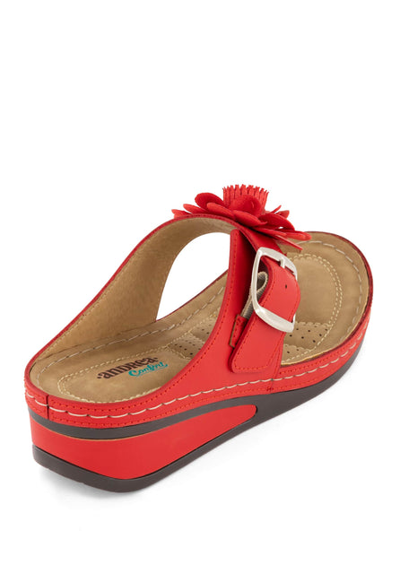 Andrea Women Sandals Red US 5 3