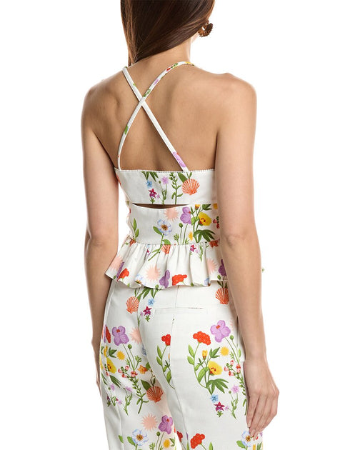 Borgo De Nor Callie Pique Top White 3