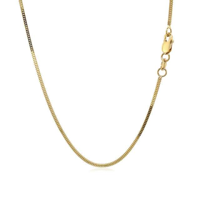 FASHNZFAB Milano Chain Yellow Gold 1.10mm US 18 4