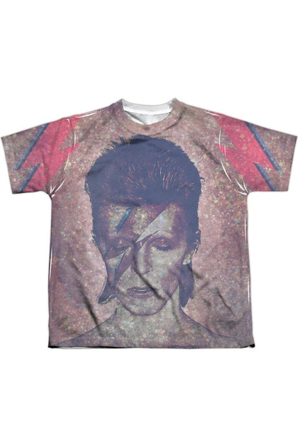 Gildan David Bowie Glam Youth Poly Crew T-Shirt Multi Small 2