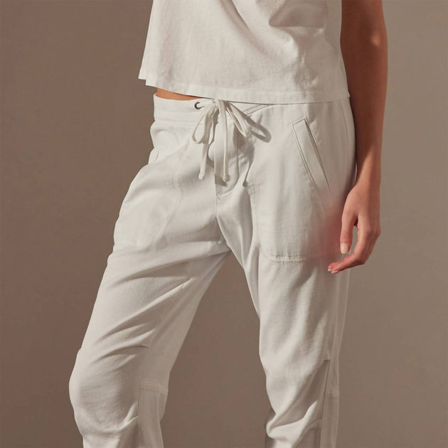 James Perse Soft Drape Pant White XLarge 4