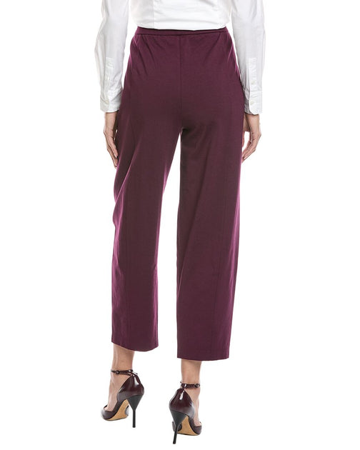 Eileen Fisher Ankle Lantern Pant Red XS 3