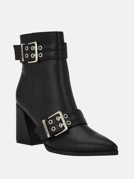 Guess Teases Block Heel Booties Black US 7.5 2