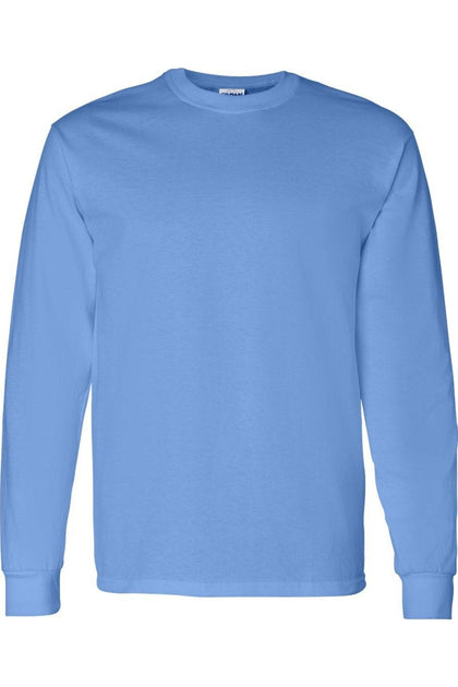 Gildan Heavy Cotton Long Sleeve T-Shirt Blue XXXLarge 2