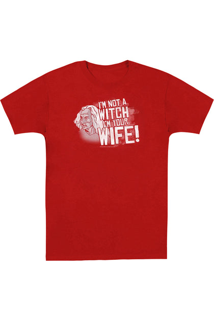 Gildan Princess Bride Not A Witch T-Shirt Red Large 2