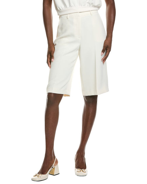Kenneth Cole Fly Front Boyfriend Long Short Weiß US 4 2