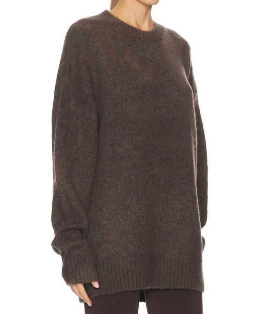 SER.O.YA May Rundhals Strickpullover Grau Small 4