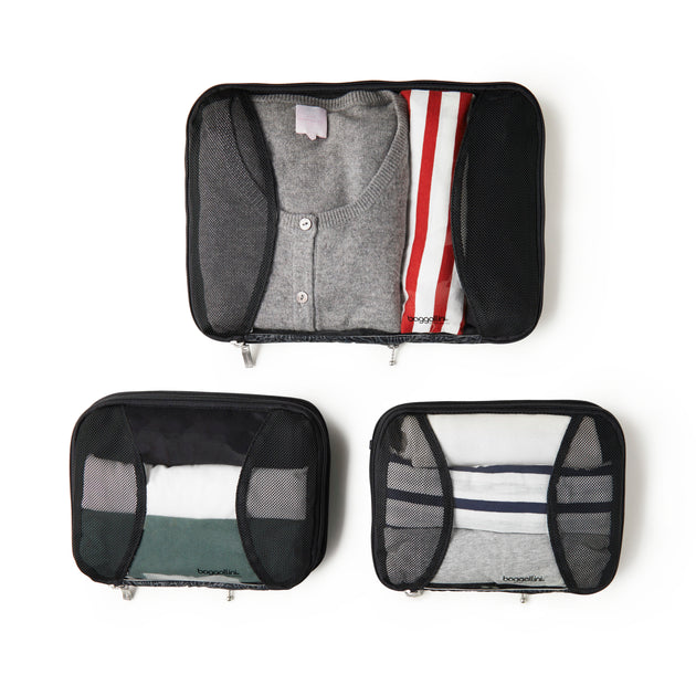 baggallini Compression Packing Cubes Set Multi 3