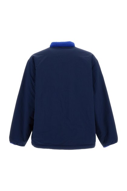 The North Face Blue Box Reversible Fleece Jacket Blue Large 3
