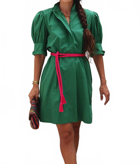 Ex-Voto Ruby Kleid Grün Small 2