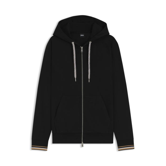 Boss Zip-up Hoodie Black Large 2