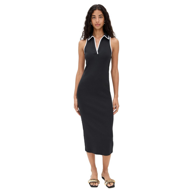 Veronica Beard Darien Midi Dress Black XSmall 2