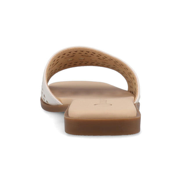 Journee Collection Brodie Flat Sandal Blue US 6 4
