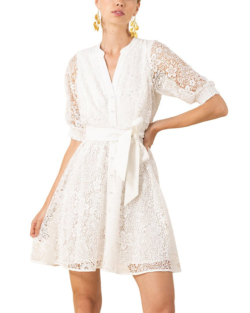 Hale Bob Christina Dress White XLarge 2