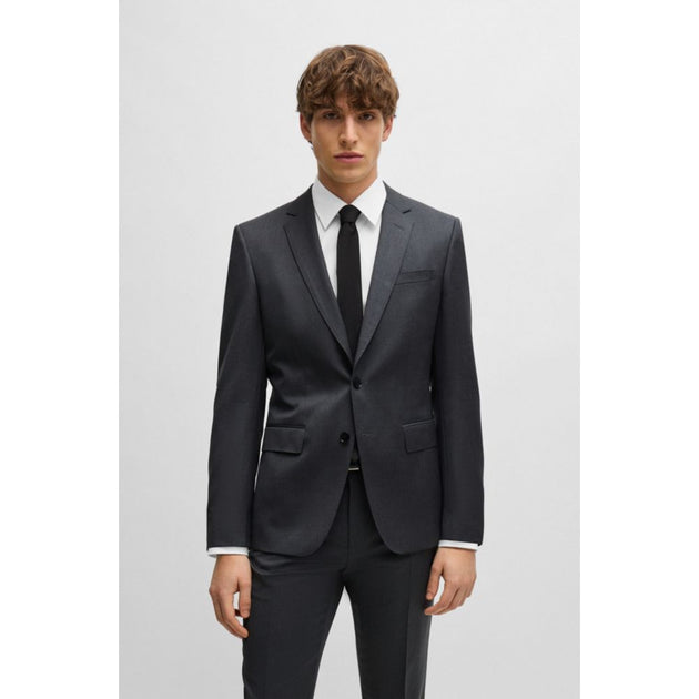 Boss Single-breasted Jacket Grey US 48 Regular 4