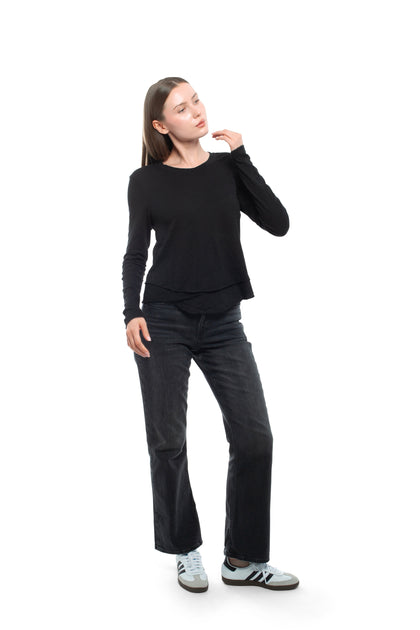 WILT Mock Layer Tee Multi XSmall 4