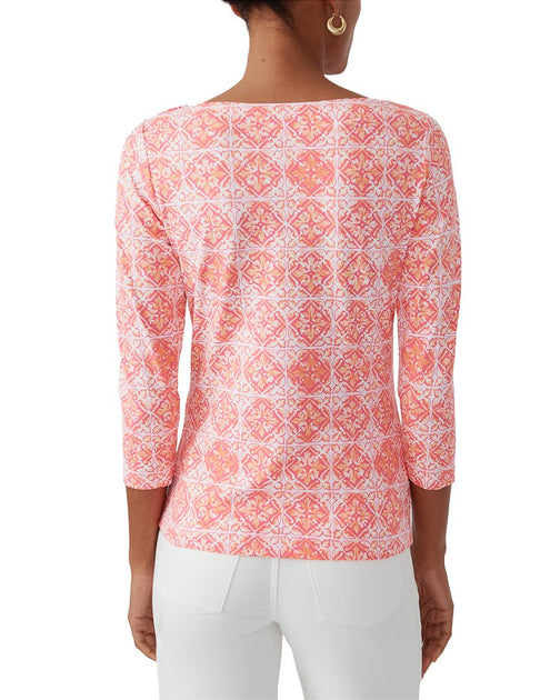 J.McLaughlin Wavesong Top Pink Medium 3