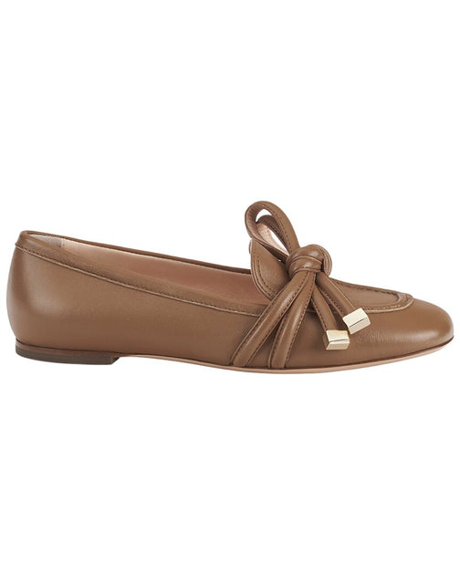 AGL Ribbon Leather Moccasin Brown EU 37 2