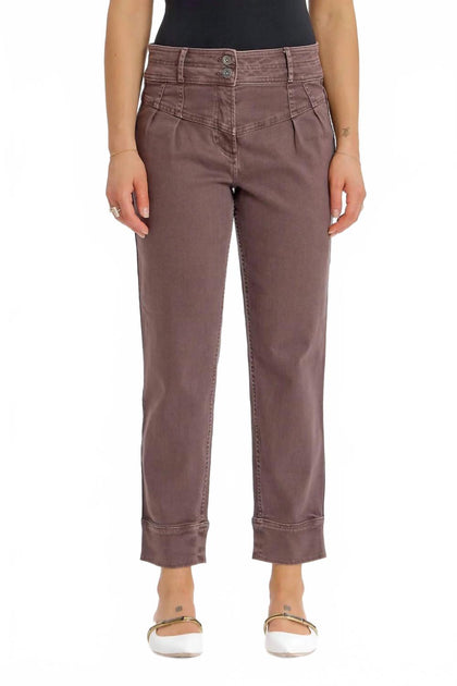 SOMETHING NAVY Yoke Front Denim Jeans Brown US 0 2
