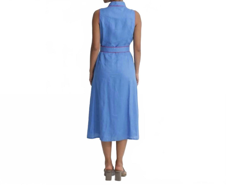 Kleid Celine Midi Dress Blue Large 3