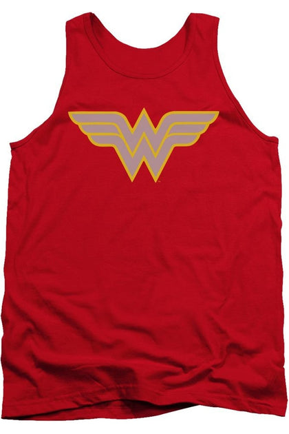 Gildan DC Comics Wonder Woman Logo Tank Top Rouge XXL 2