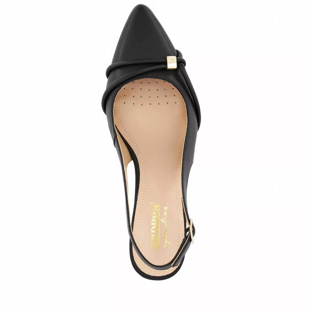 Andrea Women's Slingback Low Heel Pumps Black US 7 4