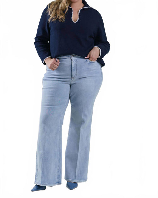 NYDJ Mia Palazzo Jeans Blue 28 2