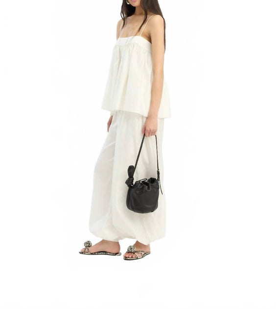 Rotate Striped Slip Top White EU 36 3