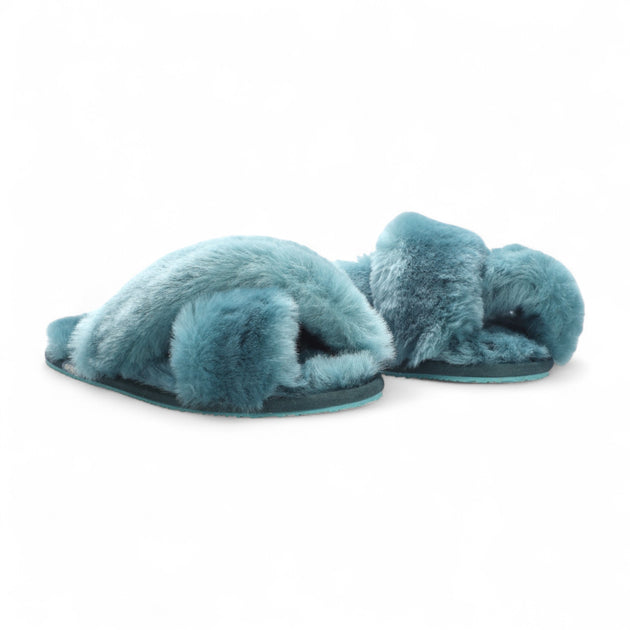 Infinity Snowbelle Women's Sheepskin Slippers Teal EU 39 4