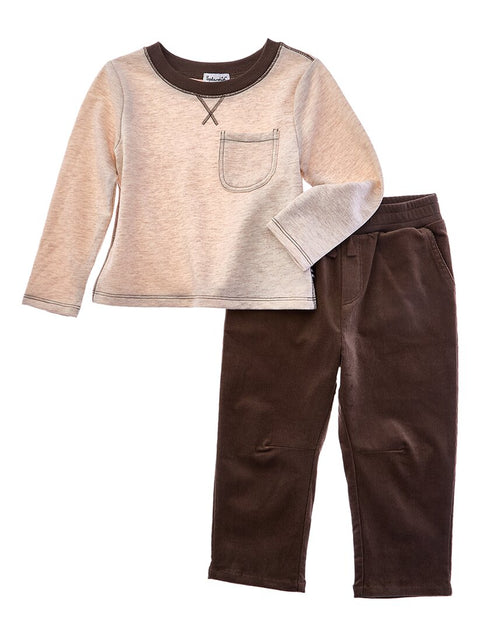 Splendid Cliff Top and Pant Set Beige US 4 2