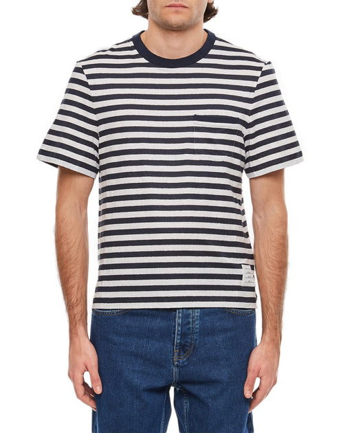 Thom Browne Striped Pocket T-Shirt Blue Large 2