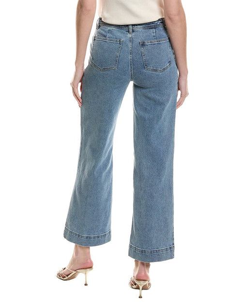 CeCe Wide-Leg Denim Pant Blue US 10 3