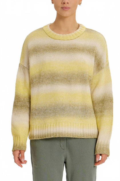 SOMETHING NAVY Poppy Ombre Sweater Yellow Medium 2