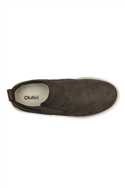 OluKai Pehuea Mid Slip-On Boot Grey US 9 4
