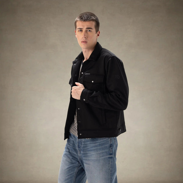 Members Only Soft Shell Hemdjacke Schwarz Small 4