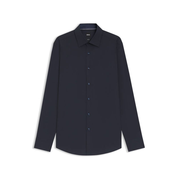 Boss Easy-iron Slim-fit Shirt Blue US 15 2
