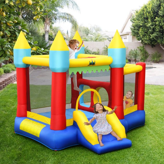 BreeBe Inflatable Bounce Slide Jumping Castle Multicolor 3