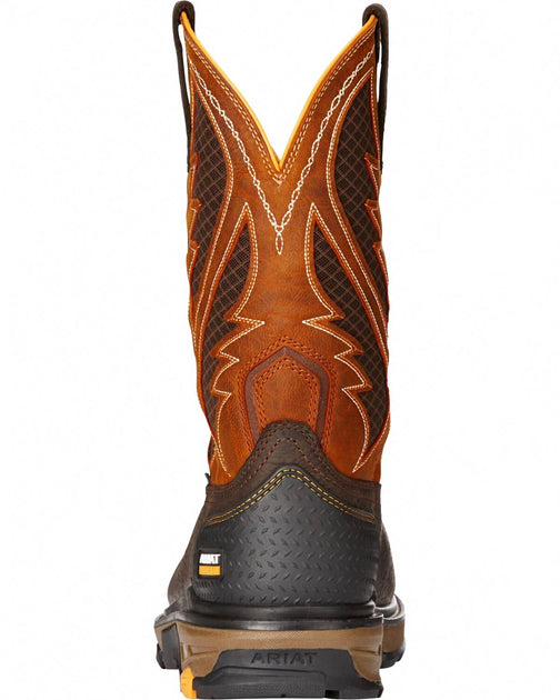 Ariat Intrepid Venttek Composite Toe Work Boots Orange US 12 4