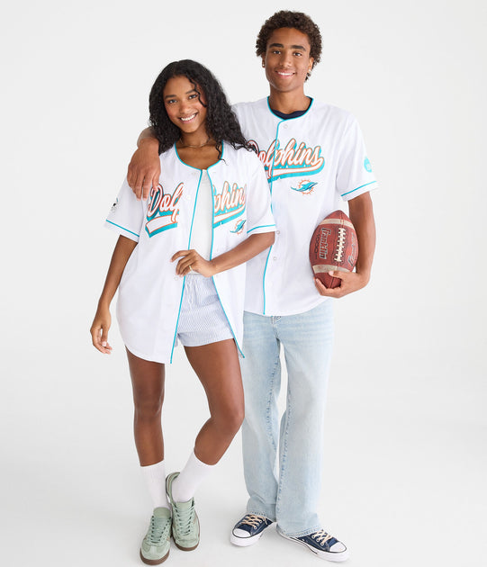 Aeropostale Miami Dolphins Top White Medium 4