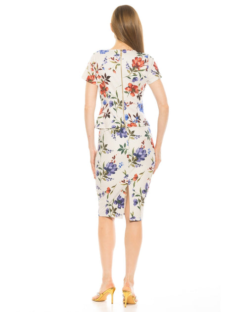 Alexia Admor Robin Dress White Large 3