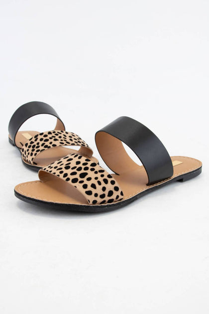 CCOCCI Slide Sandal Leopard Beige US 9 3