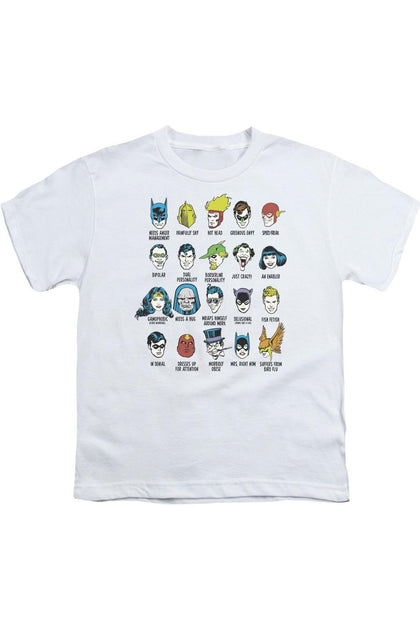 Gildan DC Comics Superhero Issues Youth T-Shirt White Small 2