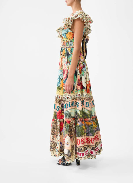 Camilla Aromatic Amor Tiered Dress Multi Small 3