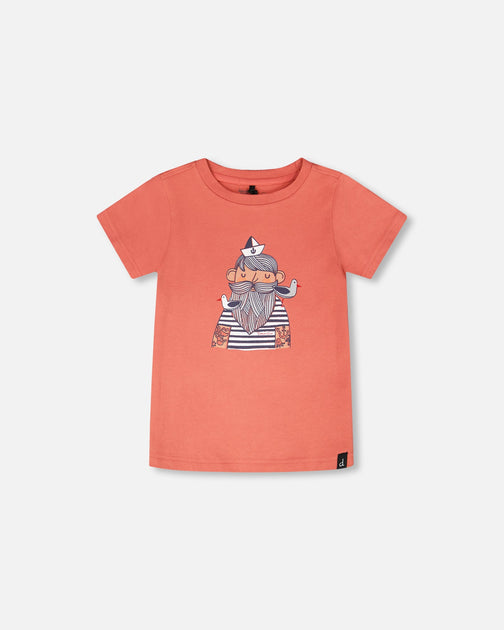 Deux par Deux T-Shirt Orange US 4T 2