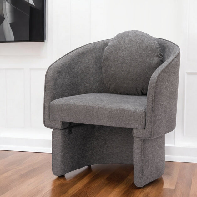 Hivvago Club Chair Gray 3