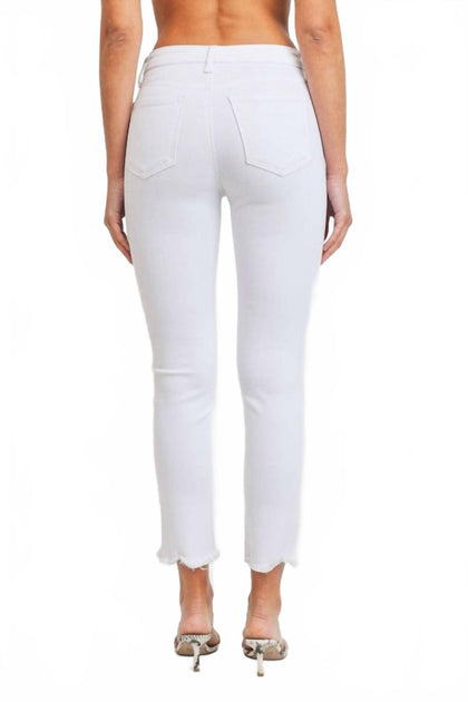 JUST USA High Rise Straight Leg Jeans Purple US 10 4